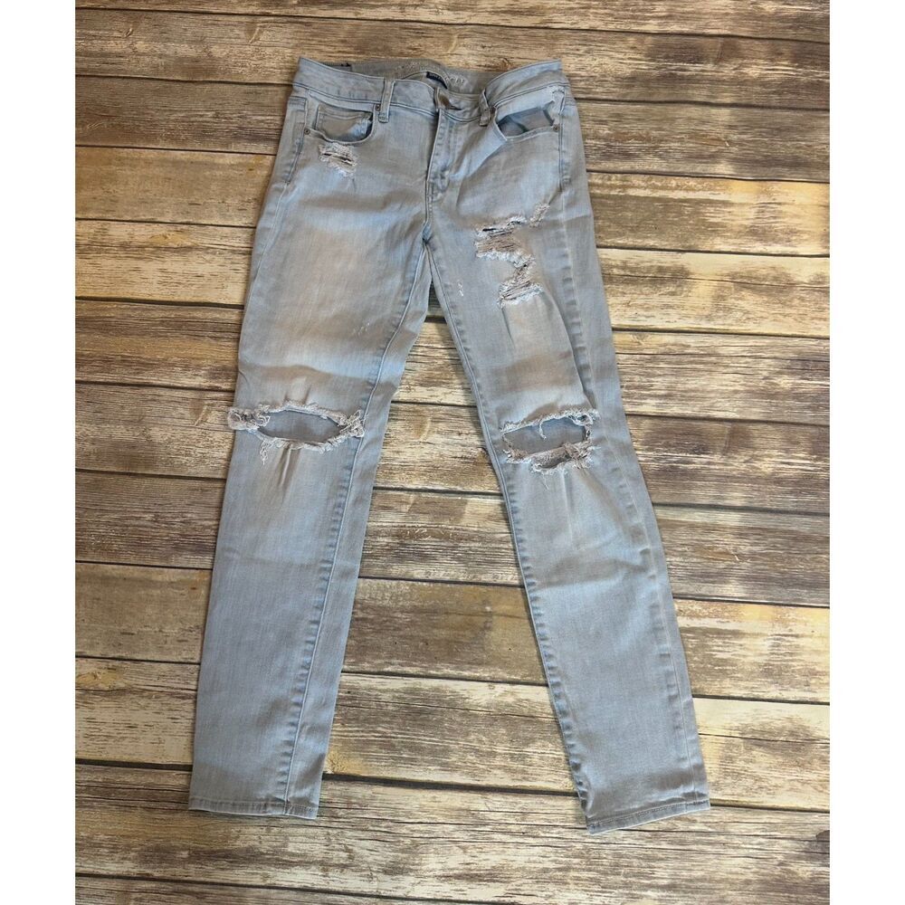 AE Skinny Distressed Jeans Size 10 Regular